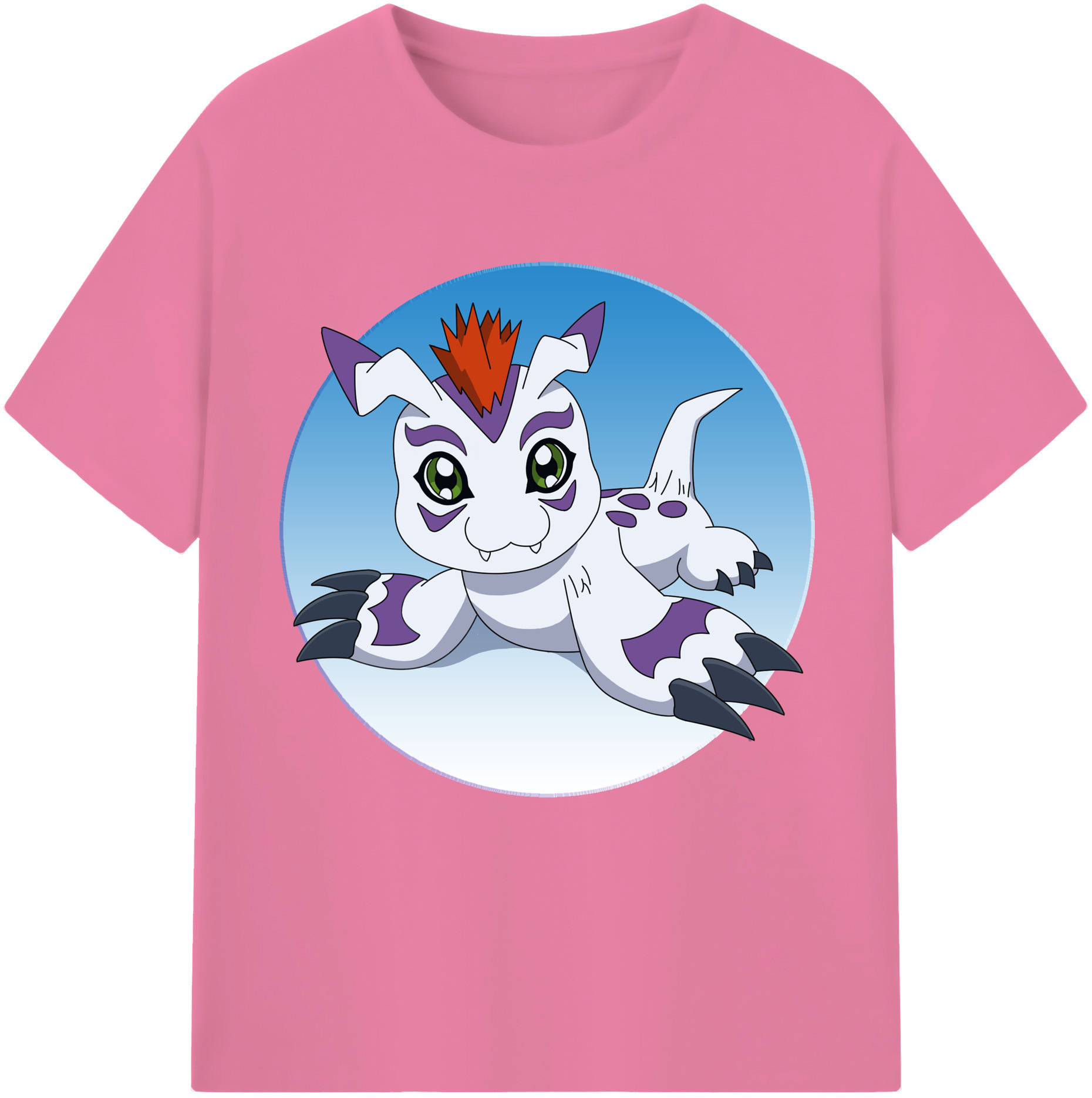（画像用） Digimon デジタルモンスター/デジモン 綿100％半袖Tシャツ（フロントプリント）